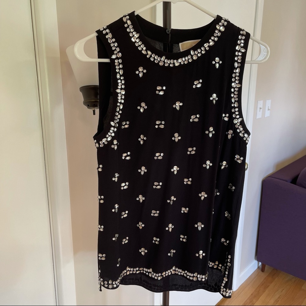 Michael Kors XS blouse t-shirt with crystals